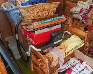 Vintage board games and toys