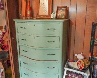 Painted chest of drawers