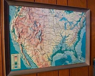 3D US map