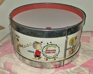 1960's Peanuts Marching Band drum in excellent condition