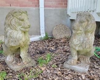 Garden lions