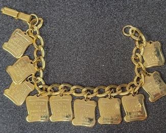 Ten commandments bracelet