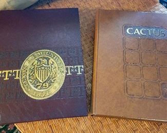 The 1975 University of Texas and 1979 Texas A&M yearbooks