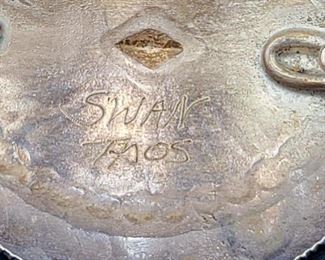 Native American Swan Taos concho belt