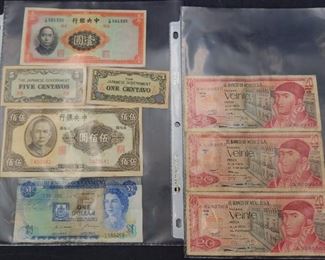 Worldwide paper money