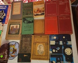 Vintage and antique books