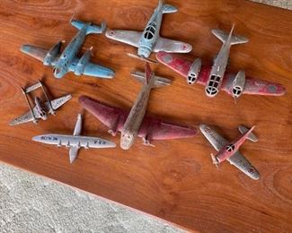 Toy Airplane Lot Dinky Kiddie Toys