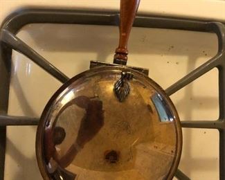 Vintage Nut Roaster Pan with Lid