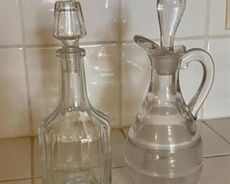 Vintage Oil and Vinegar Bottles
