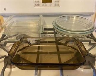 Glass Bakeware and Pie Plates Lot