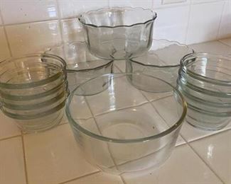 Clear Glass Bowl Lot