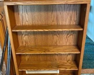 Wood Oak Book Case