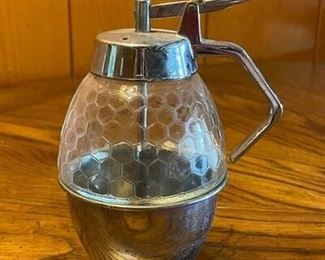 Vintage Retro Honey Syrup Carafe Dispenser