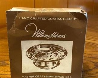 Vintage William Adams Silverplate Butter Press