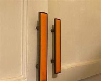 Vintage MId Century Door Cabinet Pulls Handles