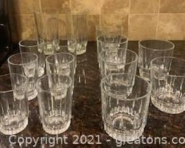 Arcoroc France Lancer Rock Glasses