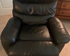 Black Leather Recliner