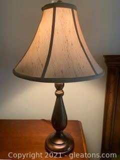 Copper Looking Table Lamp