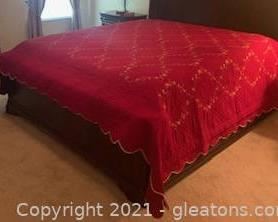Gorgeous Red King Size Quilt
