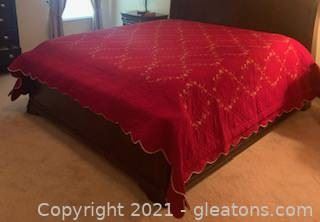 Gorgeous Red King Size Quilt
