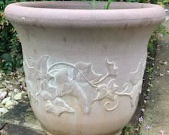 Lightweight Planter with Ivy Design