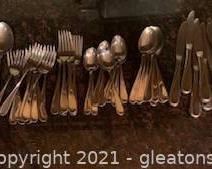 Oneida 57pc Silverware Lot