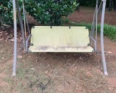 Three Person Metal Swing