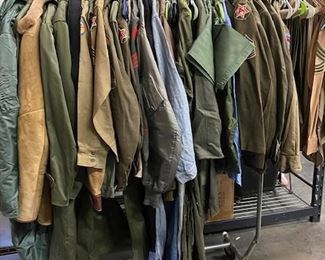 Vintage military clothing