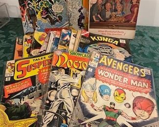 Vintage collectible comic books