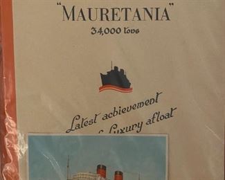 Mauretania Launch brochures