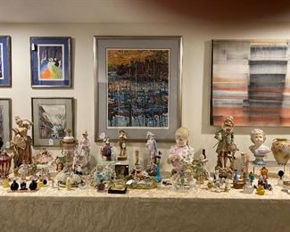 Art and porcelain figurines