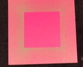 1979 Enamel on Masonite                                                   
Richard Anuszkiewicz                                                                           5 3/8" x 5 3/8"