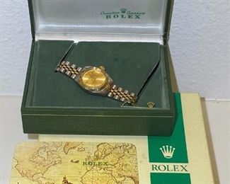 Rolex Oyster Perpetual Date In 18k Gold and Stainless 26mm  1977