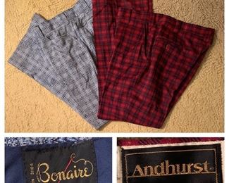 Vintage Bonaire & Andhurst Slacks