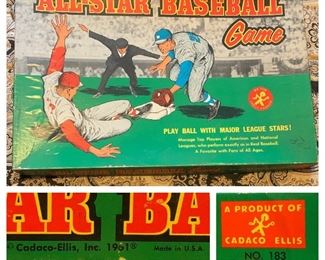Cadaco All Star Baseball Game