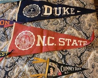 Duke and N.C. State Pennants