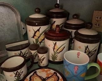 Butterfly Canister Set