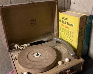 Vintage RCA Portable Record Player