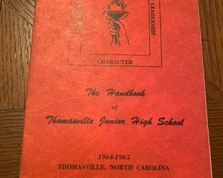 Thomasville Junior High School Handbook