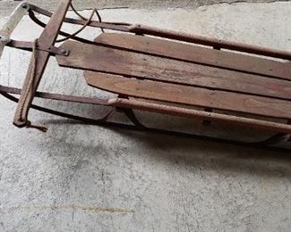 Antique Snow Sled 