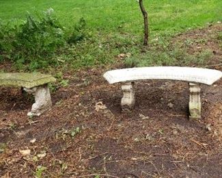 Stone benches
