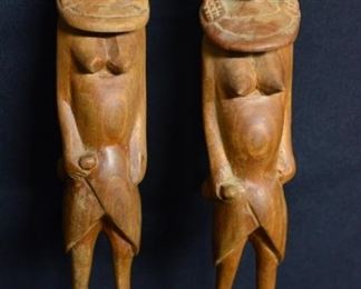 Wooden Futility Statues