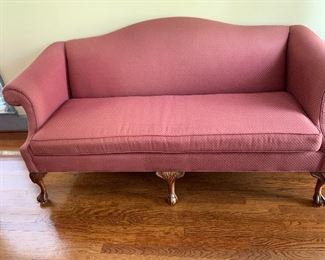 Vintage Camelback Sofa