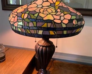 Vintage Stained Glass Lamp...Reproduction