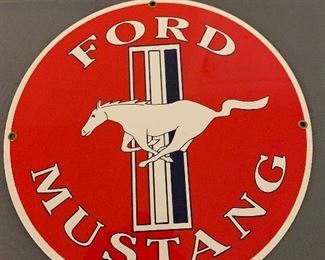 Ande Roony Porcelain Enamaled Ford Sign...Excellent Condition