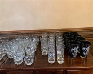 All Bar glassware will be .40 cents each....buy 10 or more for .20 cents each.  We still have lots of brand names to choose from.