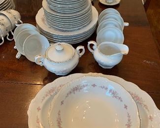 42 Pieces of Selby Fine China by Noritake "Creston"