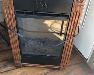 Electric portable fireplace