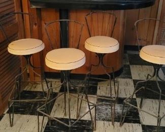 Really super cool bar stools. A little TLC needed to make these fabulous!