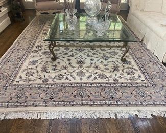 Pakistani wool rug. 12 feet by 9 feet.